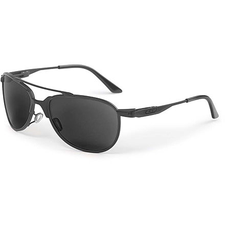 ESS inVINCEible Aviator Sunglasses, Black/Smoke Gray, Medium, EE4062-01