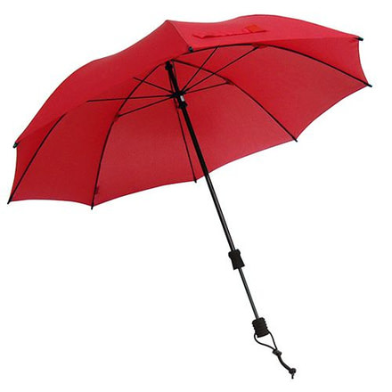 EuroSCHIRM Swing Handsfree Umbrella, Red, Red, 2 Year MFG Warranty, ESC-04966