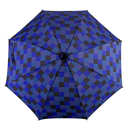 EuroSCHIRM Swing Umbrella, Blue Squares, Blue Squares, 2 Year MFG Warranty, ESC-06625