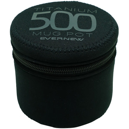 Evernew Neoprene Case for Ti 500 Mug Pot, Black, One Size, 696868