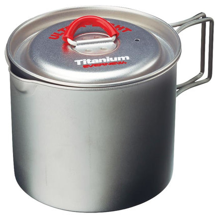 Evernew Titanium 500mL Mug Pot, Titanium, 696967