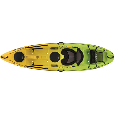 Evoke Paddle Sports Vue 100 Sit On Kayak-Lemon Lime