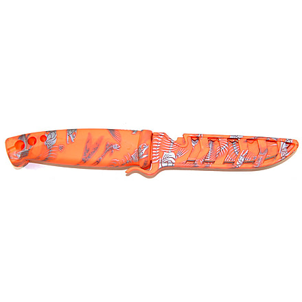 Evolution 4&quot; Bait Knife Hi Vis Orange Reaper, EV-BK4014