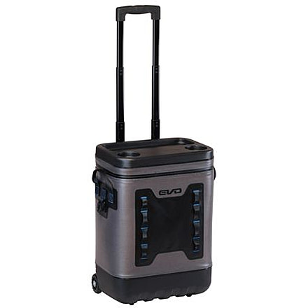 Evolution Outdoor Design EVO Leak Proof Rolling Cooler, Gray/Black, 25qt, 25001-EV