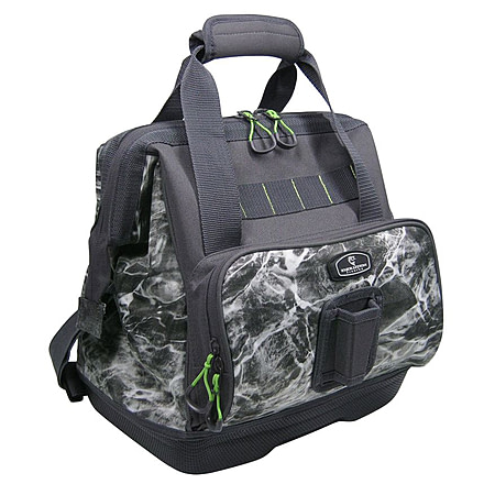 Evolution Outdoor Doctor Tote Tackle Bag, Mossy Oak Elements / Grey / White / Green, 13in x 9in x 11.5in, 31022-EV