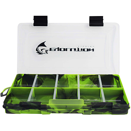 Evolution Outdoor Drift Series 3500 Tackle Tray, Green/Black, 35014-EV