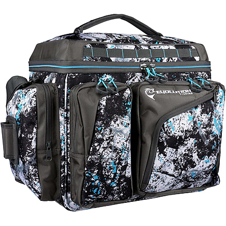 Evolution Outdoor Largemouth XL 3700 Tackle Bag, Includes 6 Trays, Quartz Blue, 34012-EV