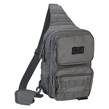 Evolution Outdoor Shoulder Sling Pack, Tactical Bag, Polyester, Padded Shoulder Strap, Adjustable, MOLLE Webbing