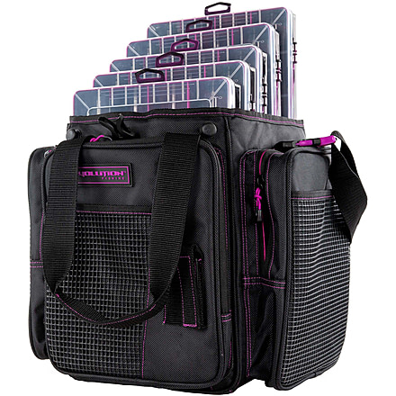 Evolution Outdoor Vertical 3700 Drift Series Tackle Bags, Purple/Black, V37016-EV