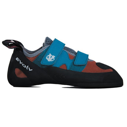 Evolv Raptor Men's Climbing Shoes, Blue/Orange, 6.5, EVL0249-6.5