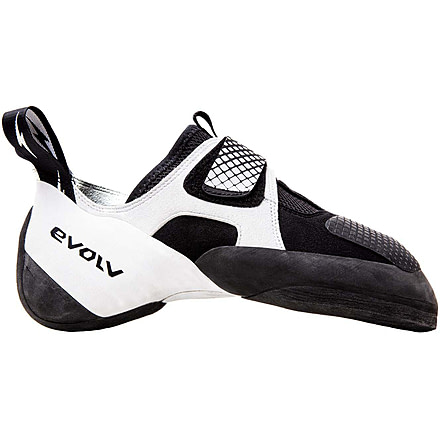 Evolv Zenist Climbing Shoes - Mens, Black/White, 7, EVL0426-975-7