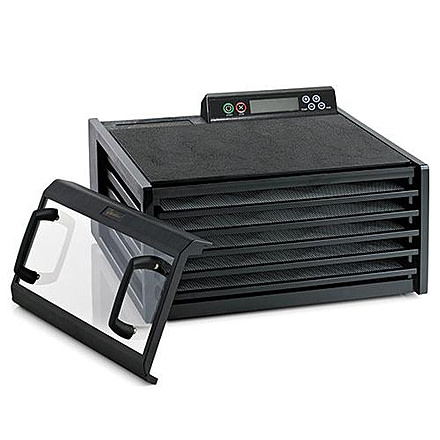 Excalibur Model 3548CDB 5-Tray Dehydrator, 8 Sq/Ft. Drying Space, Black, 3548CDB