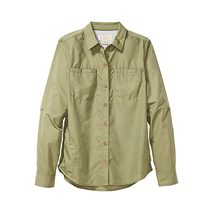 ExOfficio BugsAway Palotina Long Sleeve - Womens, Oil Green, Medium, 2101-3368-6009-M