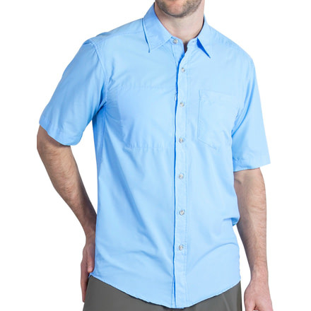ExOfficio Corsico Short Sleeve Shirt - Men's -Lt Lapis-X-Large