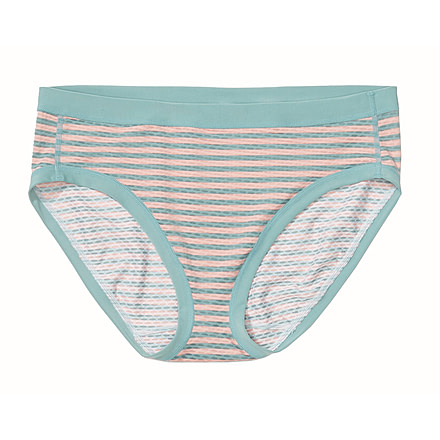 ExOfficio Demo, GNG Sprt Msh Printed Bikini - Women's, Trellis Double Stripe, Medium, 2245-3046-TRLDblStrp-M-DM