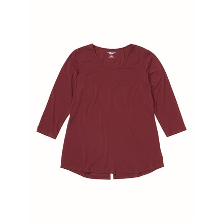 ExOfficio Demo, Wanderlux 3/4 Sleeve Shirt - Womens, Vineyard, Medium, 2011-3084-VNRD-M-DM
