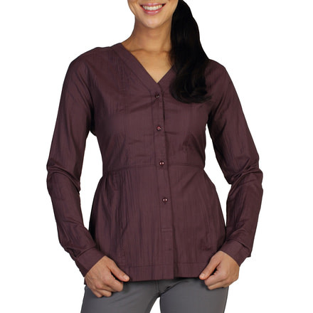 ExOfficio Ellora Long Sleeve Shirt - Women's-Antique-Large