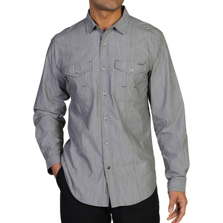 Ferrara Chambray Long Sleeve Shirt - Mens -Tough-X-Large