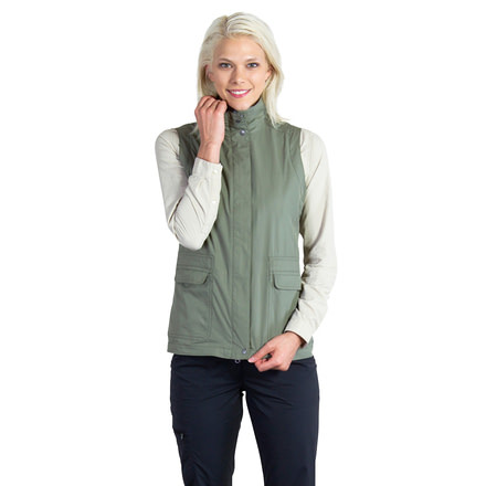 ExOfficio FlyQ Vest - Womens, Bay Leaf, Small, 20762758-6441-S