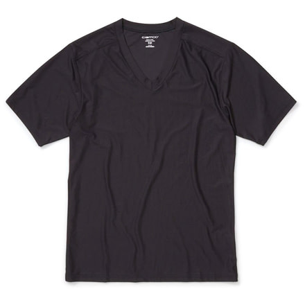ExOfficio Give-N-Go 2.0 V-Neck - Mens, Black, Large, 1242-6697-9999-L