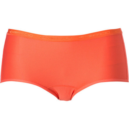 ExOfficio Give-N-Go Boy Cut Brief - Women's -Bright Coral-X-Large