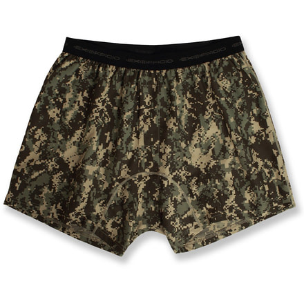 ExOfficio Give-N-Go Digi Camo Boxer - Men's-Khaki-XX-Large