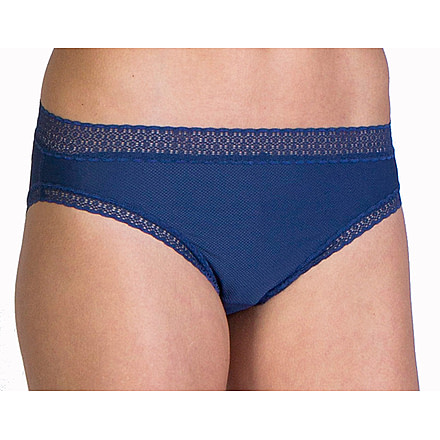 ExOfficio Give-N-Go Lacy Bikini Brief - Women's-Indigo-Medium