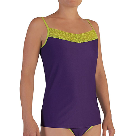 Give-N-Go Lacy Shelf Bra Cami - Womens -Wisteria-X-Small