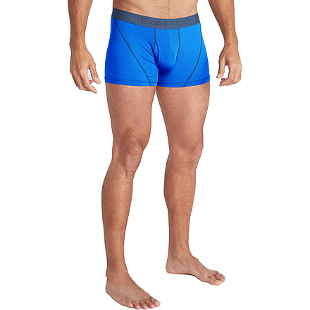 ExOfficio Give-N-Go Sport 2.0 Boxer Brief - Mens, 3 in, Lagoon/Steel Blue, 2XL, 12416717-23292-2XL