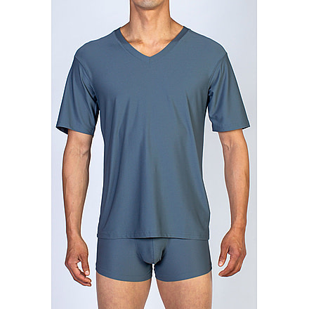 Give-N-Go V-Neck Shirt - Mens -Charcoal-Medium