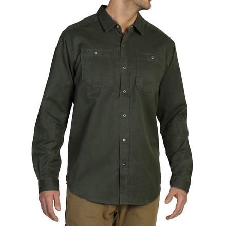 Hida Long Sleeve Shirt - Mens -Loden-Small