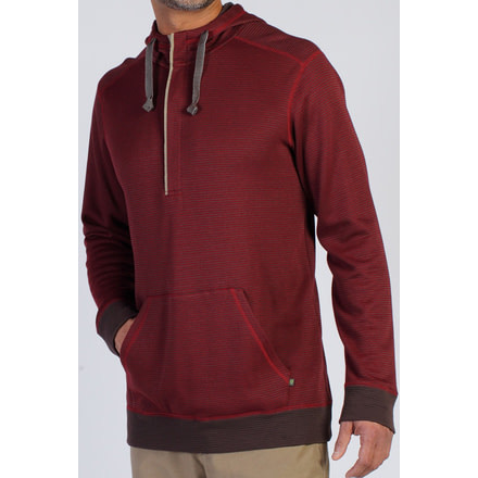 ExOfficio Isoclime Thermal Hoody - Mens-Tango/Coffee-Small