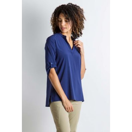 ExOfficio Kizmet 3/4 Sleeve Shirt Women's, Ink, S 20013092-5995_S