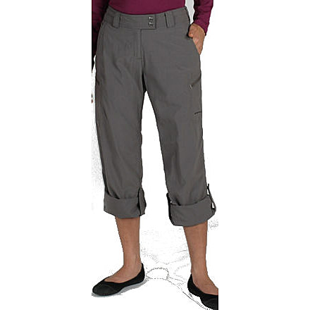 ExOfficio Nomad Roll-Up Pant - Womens-Slate-Regular Inseam-4