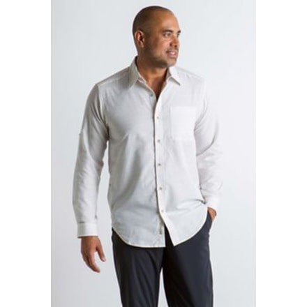 ExOfficio Soft Cool Avalon Long Sleeve Shirt Men's, Alyssum, 2XL 10013024-1010_2XL