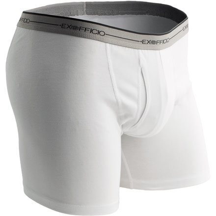 ExOfficio Sol Cool Boxer Brief - Men's-White-Large