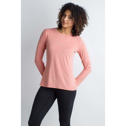 ExOfficio Sol Cool Kaliani Long Sleeve Shirt Women's, Paprika Heather, XL 20113112-3532_XL