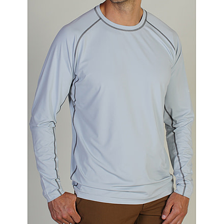 ExOfficio Sol Cool Long Sleeve Shirt - Mens-Oyster-Large
