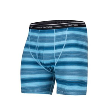 ExOfficio Sol Cool Print Boxer Brief Mens, Deep Water Ombre, M, 12452893-7312-M