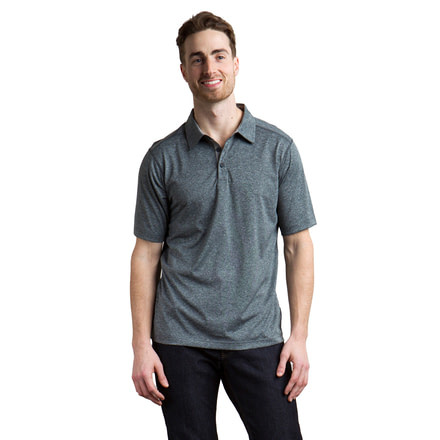 ExOfficio Sol Cool Signature Polo - Mens, Carbon, Small, 10122865-9703-S