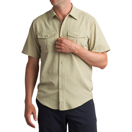 ExOfficio Sondar Short Sleeve Shirt - Men's-Light Khaki-X-Large