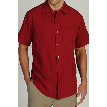 ExOfficio Trip'r Short Sleeve Shirt - Men's -Tango-Small