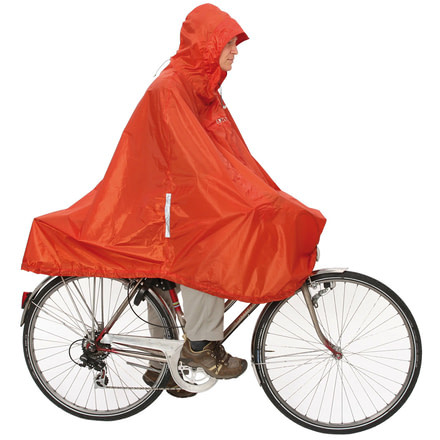 Exped Daypack and Bike Poncho-Terracotta
