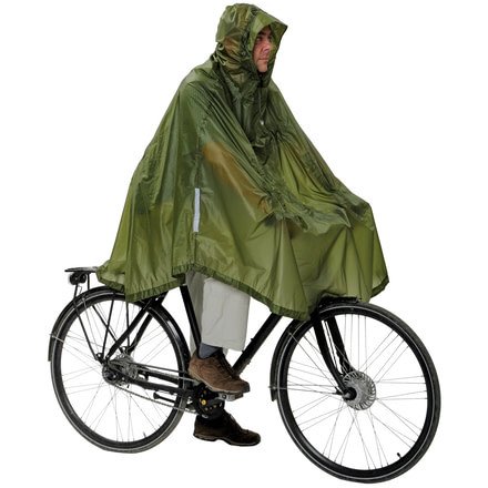 Exped Daypack and Bike Poncho UL-Green