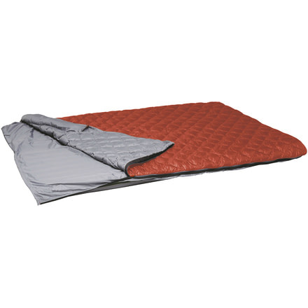 Exped DeepSleep 250 Plus Sleeping Bag 700 Duck Down-Red-Large-Right