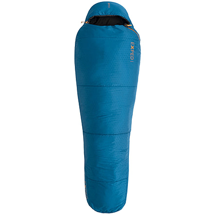 Exped Deepsleep 5C 45F Sleeping Bag, Left, Deep Sea, Long, 7640277846104