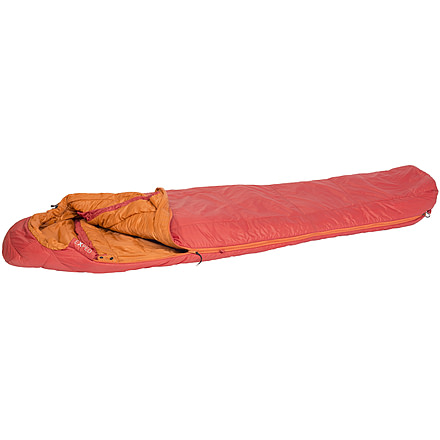 Exped LiteSyn 1000 Sleeping Bag Synthetic-Red/Orange-Medium-Left