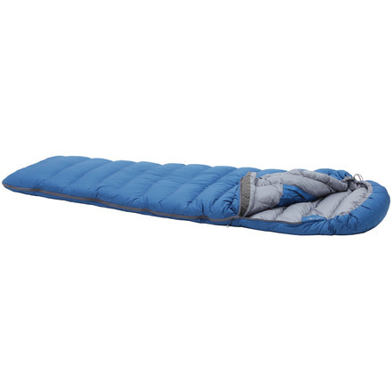 Versa 600 Sleeping Bag 700 Duck Down-Blue-Medium-Left