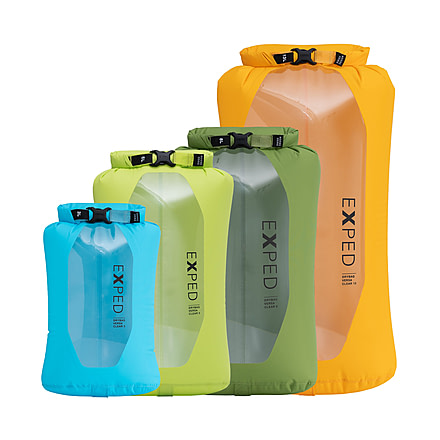 Exped Versa Clear Set 3/5/8/13 Dry Bag, Assorted, Multi-Size, 7640277848078