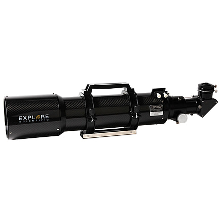 Explore Scientific ED102 f/7 Air-Spaced Triplet Refractor Carbon Fiber Telescope w/EXOS-2GT GoTo Computerized German Equatorial Mount EDT10207CF-EXOS2GT